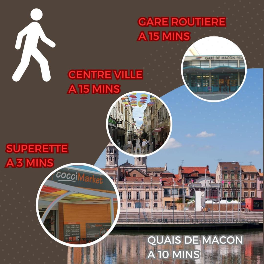 Apartament Le Contemporain Saint-Laurent-sur-Saone Zewnętrze zdjęcie